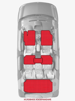 ЭВА коврики «Queen Lux» комплект для Chrysler Neon (2G)